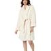 Ralph Lauren Intimates & Sleepwear | Lauren Ralph Lauren Cream Monogram Tie Waist Plush Robe Sz L | Color: Cream | Size: L