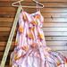 J. Crew Dresses | Jcrew Mercantile - Pink Floral Swingy Spaghetti Strap Dress. Nwt. Size 0 | Color: Pink/Yellow | Size: 0