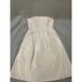 J. Crew Dresses | J. Crew Formal Silk Off White Strapless Dress. Size 4. | Color: Cream | Size: 4
