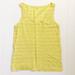 J. Crew Tops | J Crew Striped Sequin Accent Tank Top Size Medium | Color: White/Yellow | Size: M