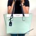 Kate Spade Bags | Kate Spade Large Colorblock Laptop Tote Bag | Color: Green/White | Size: Os