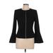 Calvin Klein Jacket: Short Black Print Jackets & Outerwear - Women's Size 8