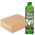 OKF Aloe Vera King Drink Premium Original Flavour 1.5L (Pack of 12) by CNMART