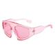 Oversized Shield One Piece Sunglasses For Women Vintage Stripe Driving Sun Glasses Men Hip Hop Eyewear,Pink Pink,one size