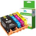 Inkjello 912XL Ink Cartridge For Printer, Compatible With HP Officejet 8012 8014 8014e 8015 8015e 8024e 8025e Officejet Pro 8010e 8012e 8020 8022 8022e 8023 8024 Black Cyan Magenta Yellow (4-Pack)