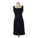 Tory Burch Casual Dress - Sheath: Blue Jacquard Dresses - Women's Size 2