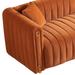 Modern 79.92" Velvet Tufted Sofa with Nailhead Decorative Armrests