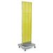 Azar Displays Two-Sided Pegboard Floor Display on Revolving Wheeled Base. Spinner Rack Stand. Panel Size: 16"W x 60"H | Wayfair 700253-YEL