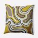 e by design Polyester Throw Pillow Polyester in Yellow | 16 H x 16 W x 6 D in | Wayfair PGN420YE7-16