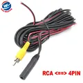 Câble vidéo RCA-4PIN ou RCA-RCA de 6 mètres pour caméra de recul de stationnement de voiture