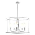 Hubbardton Forge Portico 5 - Light Outdoor Chandelier Metal in White | 20.1 H x 32 W x 32 D in | Wayfair 362010-1073