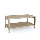 Aqua Teak Manada Solid Wood 4 Legs Coffee Table w/ Storage Wood in Brown/Gray | 18 H x 39 W x 22 D in | Wayfair 296