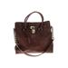 MICHAEL Michael Kors Satchel: Embossed Brown Animal Print Bags