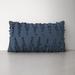 AllModern Fenton Decorative Rectangular Cotton Pillow Cover & Insert Polyester/Polyfill/Cotton in Blue | 14 H x 26 W x 6.25 D in | Wayfair