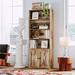 Millwood Pines Manito 70.87" H x 23.82" W Bookcase Wood in Brown | 70.87 H x 23.82 W x 9.25 D in | Wayfair 5C729359978C4C8E9EBE26AA39486032