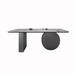Brayden Studio® Brendley Rectangular Dining Table Metal in Gray/White | 29.5 H x 78.7 W x 35.4 D in | Wayfair 14C015C694764E2BA2E960CD4EB7D513