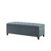 Latitude Run® Arlander Upholstered Flip Top Storage Bench Polyester in Gray | 18.8 H x 50.3 W x 19.29 D in | Wayfair