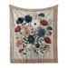 Winston Porter Rajbir Wild Floral Fleece Throw Fleece/Microfiber/Fleece, Polyester | 60 H x 50 W in | Wayfair BF9B01812D394B6DA0A2D0858D2DE5DF