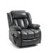 Hokku Designs Fayra Vegan Leather Lift Assist Power Recliner Faux Leather in Gray | 42.51 H x 36.22 W x 39.76 D in | Wayfair