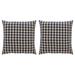 August Grove® Bata Gingham Cotton Blend Pillow Sham Cotton Blend in Blue/Gray | 26 H x 26 W in | Wayfair EC32DBC2B47E424C9C82295619D4FD94