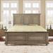 Alcott Hill® Bryah Solid Wood Panel Storage Bed Wood in Brown/Gray | 52.8 H x 58.7 W x 74 D in | Wayfair 8F73AE34B3904F9B8F17BC8495EB33BC