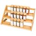 Loon Peak® Freestanding Bamboo Spice Rack Bamboo in Brown | 9.4 H x 17.5 W x 8.3 D in | Wayfair 70B445DEF9C44D9785D0F1D5955698F9