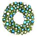 Queens of Christmas Lighted Wreath in Blue/White | 8 H x 60 W x 60 D in | Wayfair GWBM-06-ARTIC-LWW