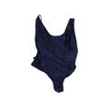 South Beach One Piece Swimsuit: Blue Print Swimwear - Women's Size 12