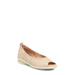 Pratima Peep Toe Ballet Flat