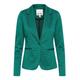 ICHI IHKATE Damen Blazer Kurzblazer Jacke mit Stretch und Reverskragen, Größe:XS, Farbe:Cadmium Green (185424)