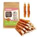 ready2paw Dog Treats 5 Inch Chicken Wrapped Rawhide Sticks for Dogs Teeth Cleaning Dog Chew Snacks for Puppy and Small Dogs 25 Count