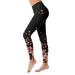 Women Cargo Pants With Pockets Valentine s Day Print Series High Waist Women s Tights Compression Pants Yoga Running Fitness High Waist Leggings Sports Casual Cargo Pants For Woman