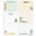 Cute Animal Pun Sticky Note Pads / 4 x 3 Clever Sticky Notes / Set Of 6 Pads / 50 Sheets Per Pad / Trendy Gift Idea / Made In The USA