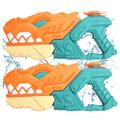 Combo Pack of 2 Large High Capacity Water Cannon Automatic Water Squirt Guns for Kids and Adults