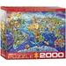 EuroGraphics (EURHR Crazy World EC36 2000Piece Puzzle 2000Piece Jigsaw Puzzle (8220-5343)