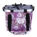 Bike Basket Foldable Small Pet Cat Dog Carrier Front Removable Bicycle Handlebar Basket Quick Release Easy Install Detachable Cycling Bag Mountain Picnic Shopping