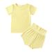 NIUREDLTD Children Pajamas Pure Cotton Middle And Young Children Top Baby Clogs Household Clothing Set Size 100