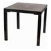 Afuera Living Modern Outdoor Square Dining Table in Espresso