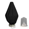 SELUGOVE Fountain Cover for EC36 Winter Black Thick Fabric 42H x 36D Inches Weatherproof Fountain Dust Cover with Drawstring Waterproof Protector for Outdoor Courtyard Garden