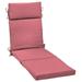 72 x 21 Rectangle Chaise Lounge Cushion 1 Piece Pink