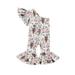 jxxiatang Kid Girls Jumpsuit Sleeveless One-shoulder Flower Cow Print Romper