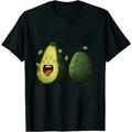 Funny Avocado Vegan Gifts - Funny Avocado Bathroom T-Shirt Black