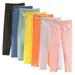 Esaierr Toddler Girls Fleece Lined Leggings Warm Microfleece Pants High Waisted Active Sweatpants 2-13T