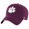 Men's '47 Purple Clemson Tigers Vintage Clean Up Adjustable Hat