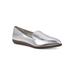 Women's Mint Casual Flat by Cliffs in Silver Metallic (Size 9 1/2 M)