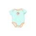 Disney Baby Short Sleeve Onesie: Blue Bottoms - Size 0-3 Month