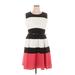 Marc New York Andrew Marc Casual Dress - A-Line: Red Color Block Dresses - Women's Size 14