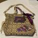 Coach Bags | Authentic Poppy Coach Purse | Color: Purple/Tan | Size: Os