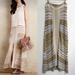 Anthropologie Skirts | Anthropologie Cecilia Prada Glinted Knit Maxi Skirt Metallic Tan Size Large | Color: Cream/Tan | Size: L