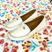 Coach Shoes | Coach Marley Driving Loafers. Cream Colored Leather. Size 8b | Color: Cream/Gold | Size: 8